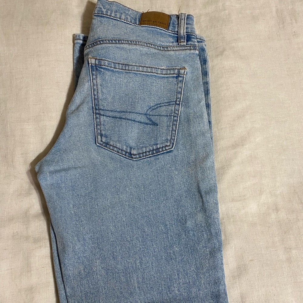 American Eagle Outfitters Classic Blue Straight Leg  ‘90 Boot Cut Jeans